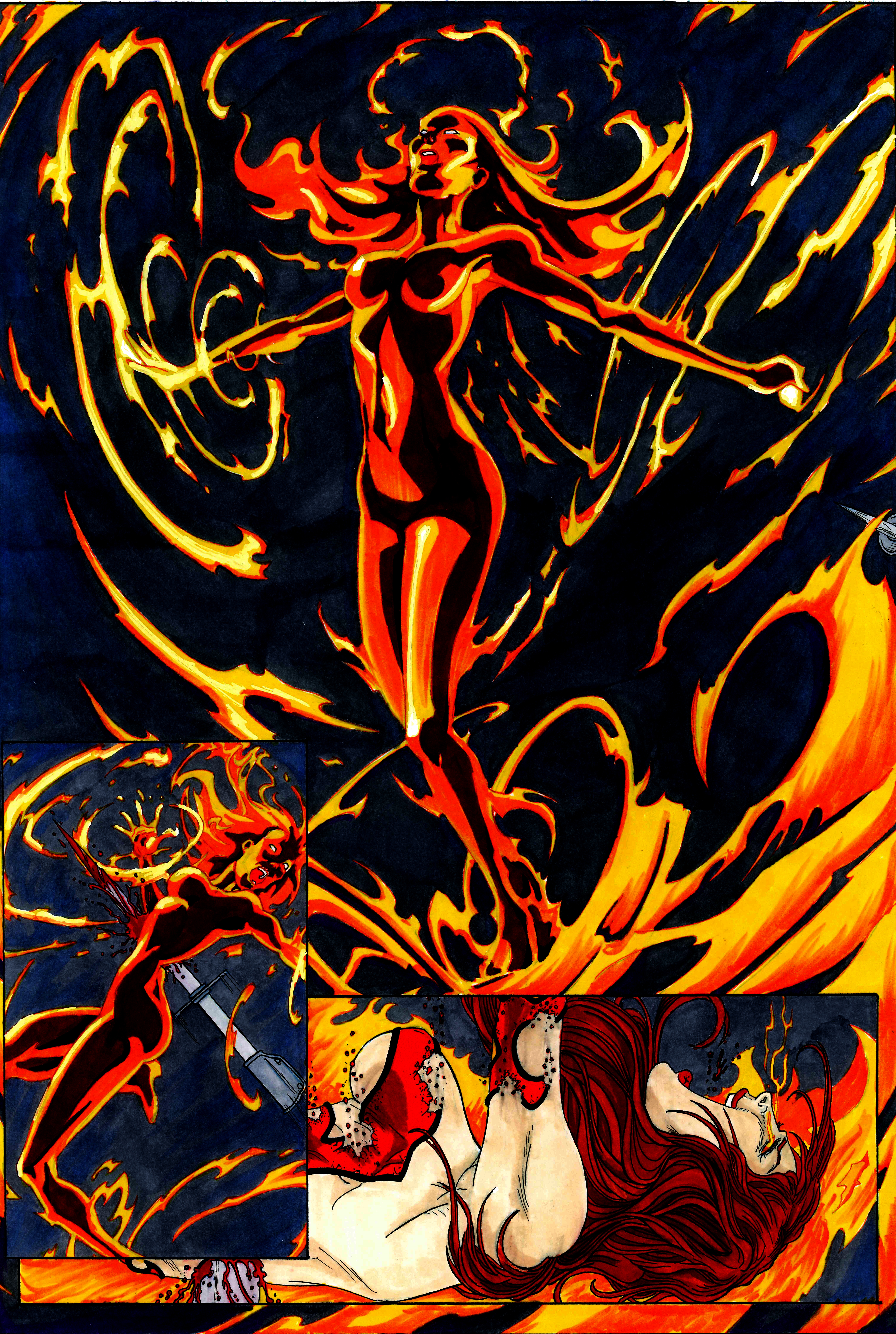 X-men Supreme Issue 68: The Phoenix Saga Part 1 Panel 4